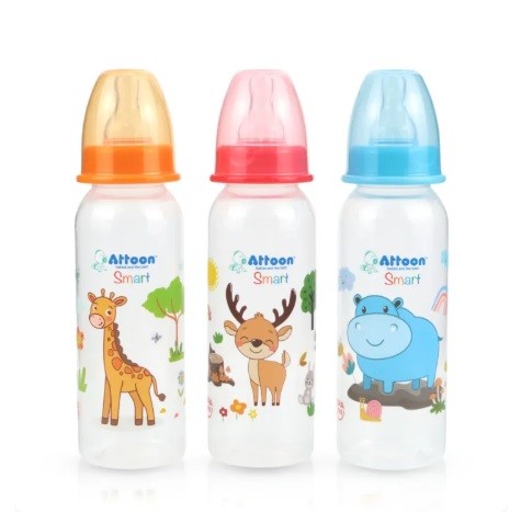 Narrow-neck baby bottles