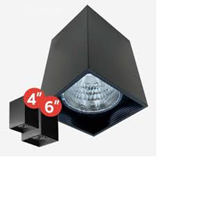 PL -1x9 W โคมหลอดทรงสี่เหลี่ยม