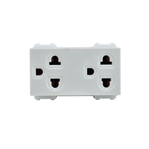 เต้ารับไฟฟ้าแบบคู่ มีสายดิน