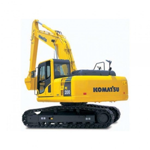 รถแม็คโครตีนตะขาบ ยี่ห้อ Komatsu