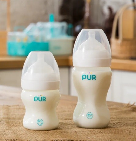 Wide-neck baby bottles