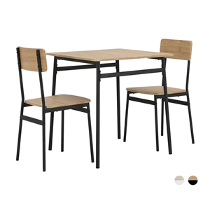 โต๊ะอาหาร พร้อมเก้าอี้ 2 ตัว